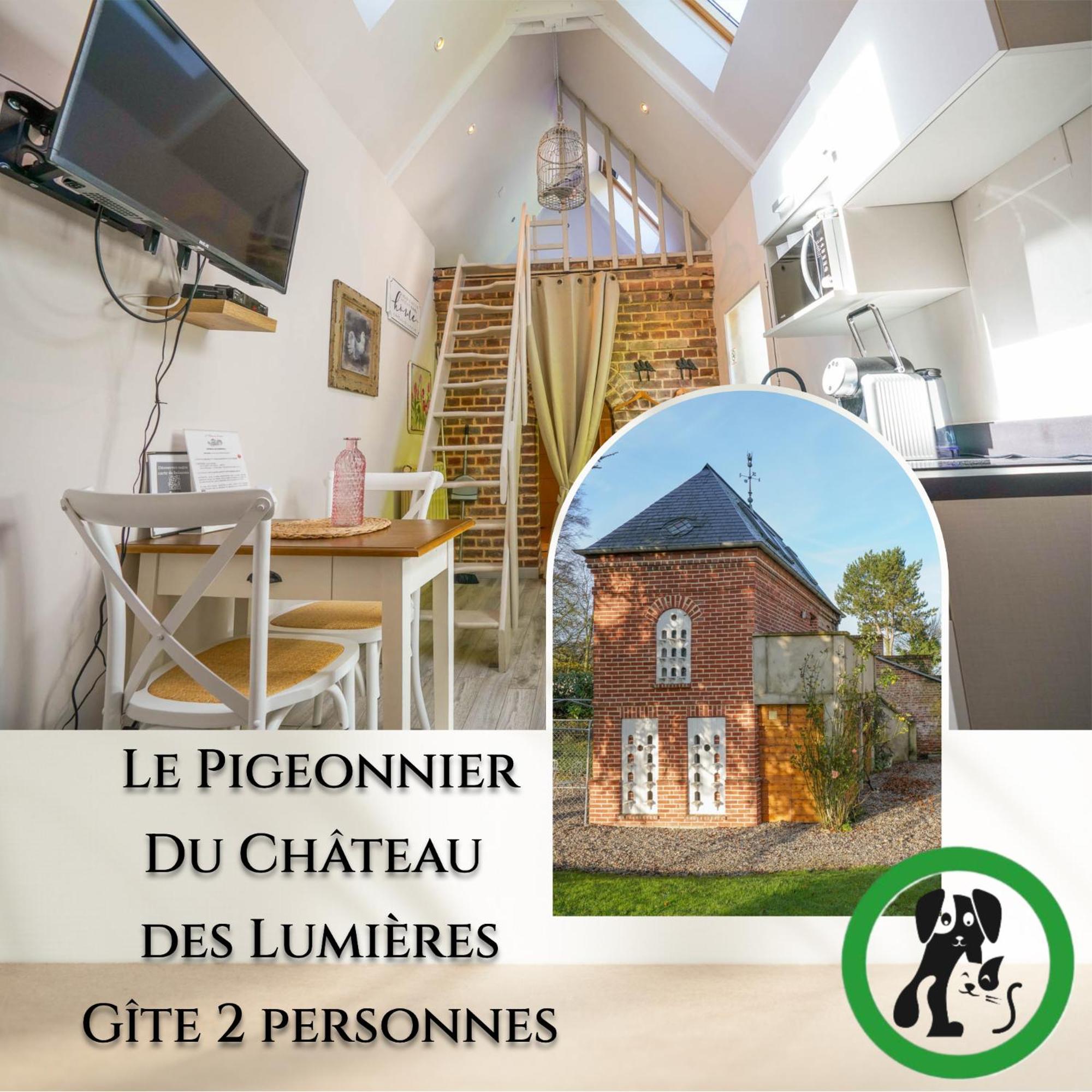 Chateau Des Lumieres Gite Et Gite Insolite Saint-Blimont Exteriér fotografie